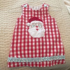 Reversible Shrimp and Grits 3T jumper. Perfect for fall and Christmas!